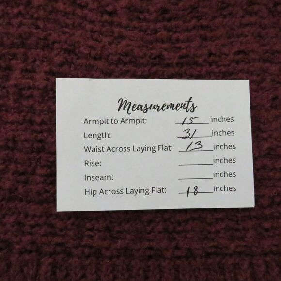 Long Sweater Women Sz S Maurice's Maroon Pullover Cowl Neck Sleeveless Tunic - Picture 6 of 7